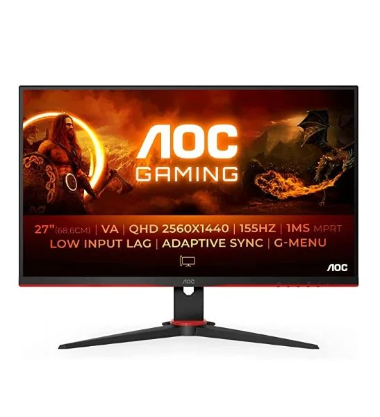 AOC Gaming Q27G2E/BK 155Hz, QHD Gaming Monitor