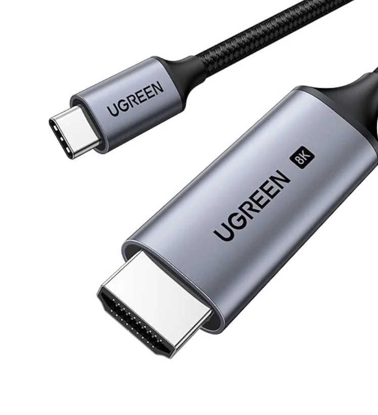 UGREEN Type C Thunderbolt 4 Male to HDMI 2.1 Male 8K 60Hz Cable